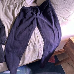 Express Mid Rise Black Skinny Jean